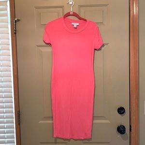 Knee-length knit dress - MATERNITY